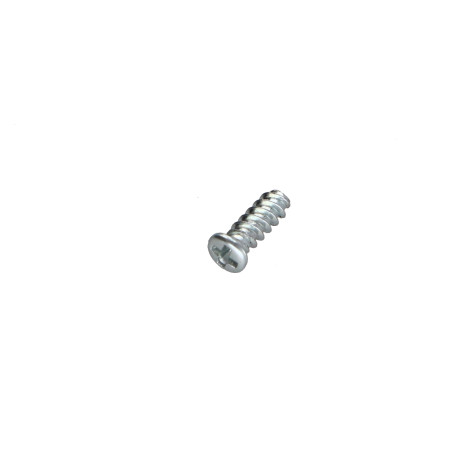 1 x Zelftappende schroef voor plastic cilindrische kop Phillips 0 2.6X8 Wit verzinkt staal microschroeven