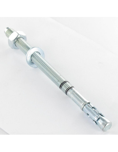 1 x Bout Verankering R-XPT M8X65 Wit verzinkt...