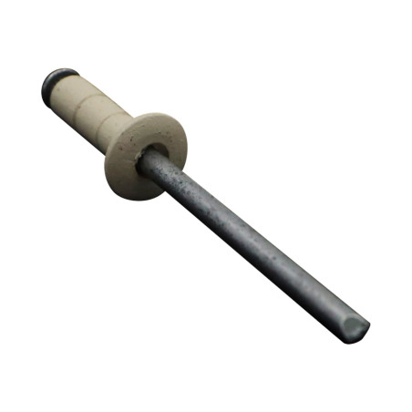 1 x Multigrip blindklinknagels Aluminium Staalstaaf TRS 4X12 RAL1013 parelwit