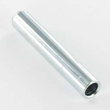 1 x Splitpen cilindrisch afgetapt 9X53 bedraad op M6X27 sleutel van 4 Wit verzinkt staal