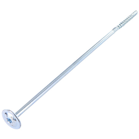 1 x Agglo houtschroeven schijfkop TORX T40 8X320 Wit verzinkt staal