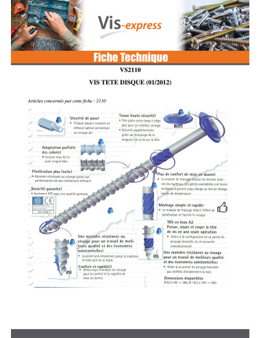 1 x Agglo houtschroeven schijfkop TORX T40...