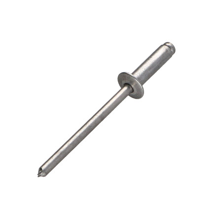1 x Blinde klinknagel, volledig aluminium 4X12.9 platte kop