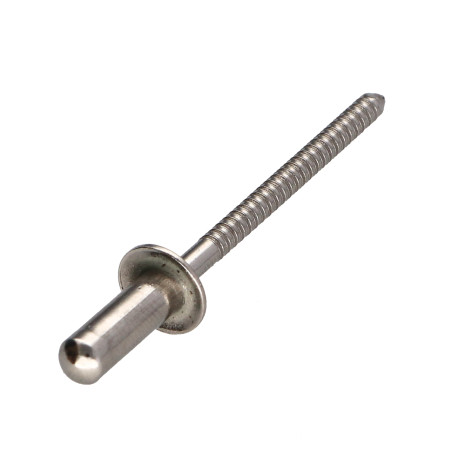 1 x Klinknagel RVS GOSTOP Standaard ronde kop 4.8X12