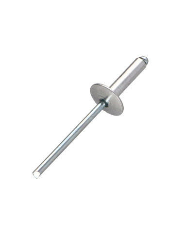 1 x Blindklinknagels Aluminium stang stål 4X14...