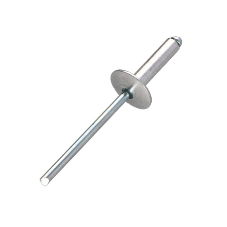 1 x Blindklinknagels Aluminium stang stål 4.8X14 spandikte 7 to 9 extra brede ALX