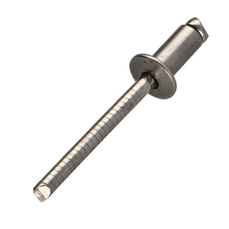 1 x Blindklinknagel Volledig RVS Standaard ronde kop 6.4X25 spandikte 14 to 19