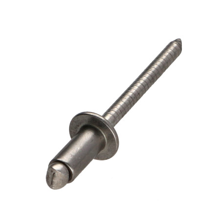 1 x Blindklinknagel Volledig RVS Standaard ronde kop 2.4X6'D' spandikte 2 to 4