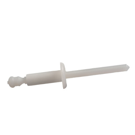 1 x Klinknagel blind kop plat Nylon polyamide 6.6 6X12
