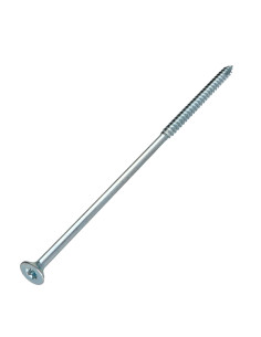 TEKOR houtschroeven gefreesde kop kartel 6X200 bedraad op...