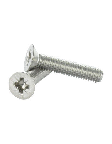 1 x Metalen schroeven gefreesde kop Pozi M3X22...