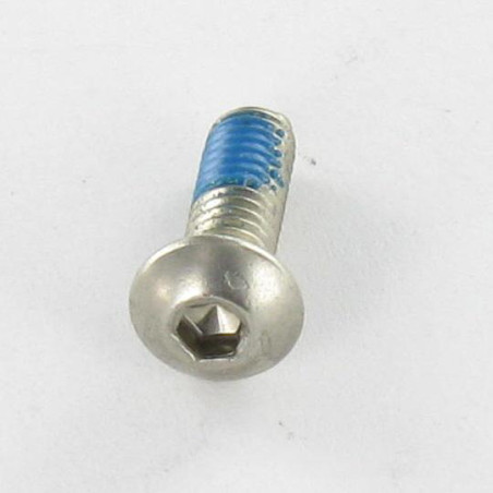 1 x Metalen schroeven RVS A2 Zeshoekig hol M6X10 volledige draad sleutel van 4 Remdraad TUFLOK 180