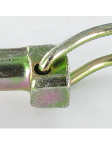 1 x Pin clips 6X45 voor Buis Bichromaat