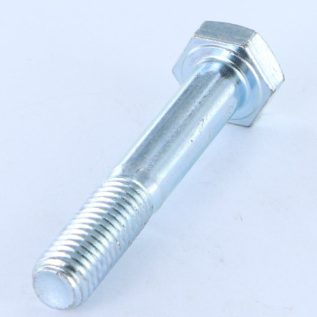 1 x Gedeeltelijke schroefdraad van het bout zeskantkop TH M10X80 Klasse 8.8 Zing cr3 96 hbs roest vrij rood