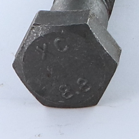 1 x Gedeeltelijke schroefdraad van het bout zeskantkop TH M20X90 Klasse 8.8 Ruw staal