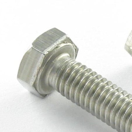 1 x Metalen schroeven zeskantkop TH M4X30 A4 RVS