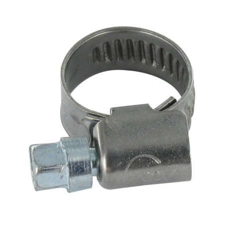 1 x Slangklem RVS W5 diameter 10 to 16 bandbreedte 9