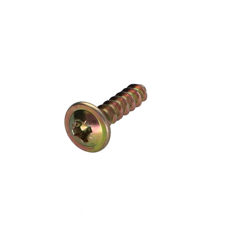 1 x Euroschroef brede ronde kop Pozi 4X16 FR kopdiameter 8.5 Bichromaat