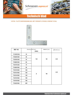 Drukplaten plat versteviging uiteinde vierkant 40x40x12... 2
