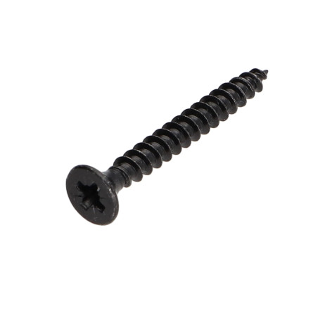1 x Agglo houtschroeven RVS A2 Zwart gefreesde kop Pozi 3,5X30