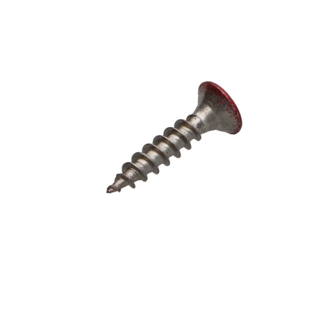 1 x Agglo houtschroeven RVS A2 gefreesde kop Pozi 4X20 RAL3000