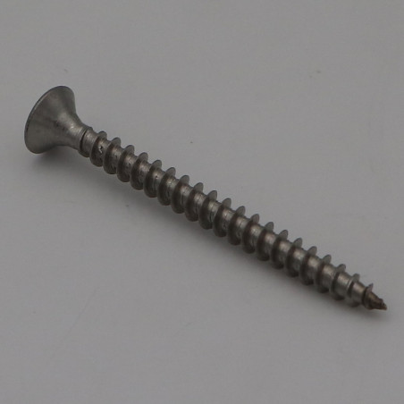 1 x Agglo houtschroeven RVS A2 gefreesde kop Pozi 4,5X45