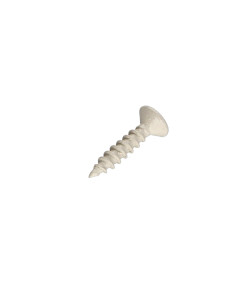 Agglo houtschroeven RVS A2 gefreesde kop Pozi 4X20 witte... 2