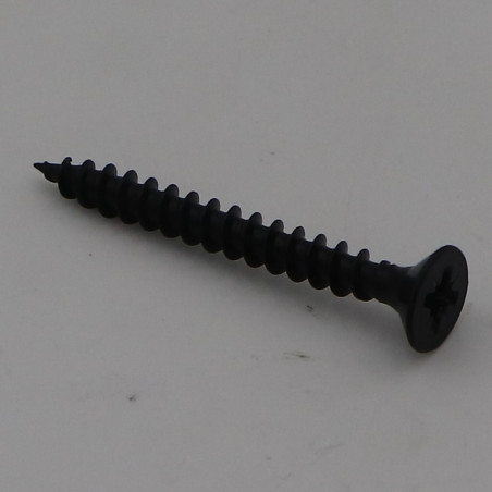 1 x Agglo houtschroeven RVS A2 Zwart gefreesde kop Pozi 4X35