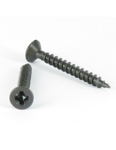 Agglo houtschroeven RVS A2 gefreesde kop Pozi 4,5X35 Zwart