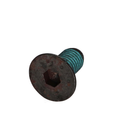 1 x Metalen schroeven FHC verzonken kop met zeskant print M12X25 volledige draad klasse 10.9 sleutel van 8 roestig staal