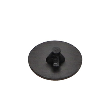 1 x Schroefkopafdekking zwart polyethyleen Pozi PZ6 kopdiameter 8