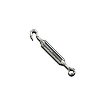 1 x Spanneroog oog haak M6X90 oog 9 A4 RVS