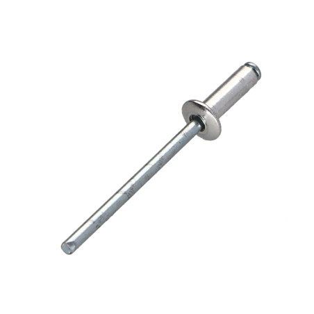 1 x Blindklinknagels Aluminium stang stål 4,8 x 100 spandikte 85 to 90 Standaard ronde kop