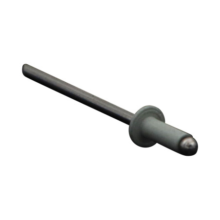 1 x Blinde klinknagel, volledig aluminium 3.2X8 platte kop JOUW RAL7035 lichtgrijs