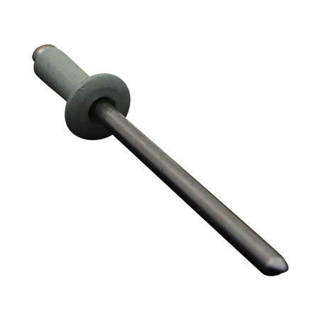 1 x Blinde klinknagel, volledig aluminium 3.2X8 platte kop JOUW RAL7035 lichtgrijs