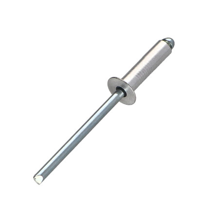 1 x Blindklinknagels Aluminium stang stål 4X18 spandikte 12 to 14 gefreesde kop ALX