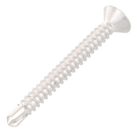 1 x Zelfborende schroef gefreesde kop 6,3X60 TORX T30 RVS AISI 410