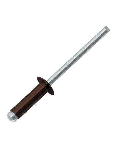 1 x Blindklinknagels Aluminium stang stål 4X16...