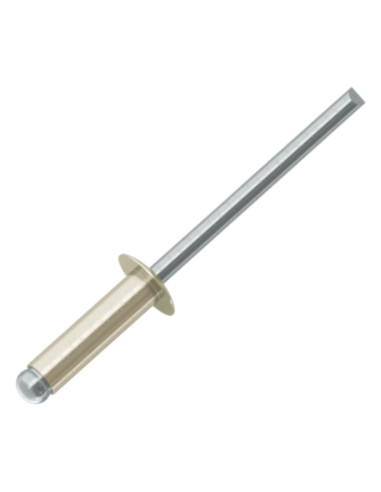 1 x Blindklinknagels Aluminium stang stål 3X6...