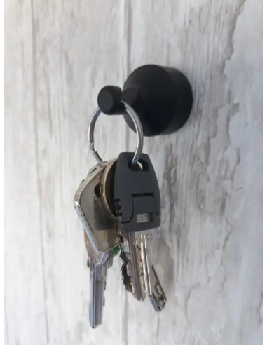 1 x Haak decoratief Aluminium wit met...