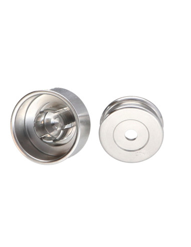 1 x Haak decoratief Aluminium met bevestiging...