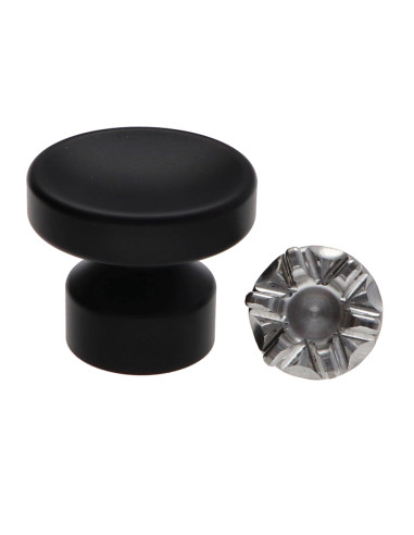 1 x Kapstok decoratief Aluminium Zwart met...