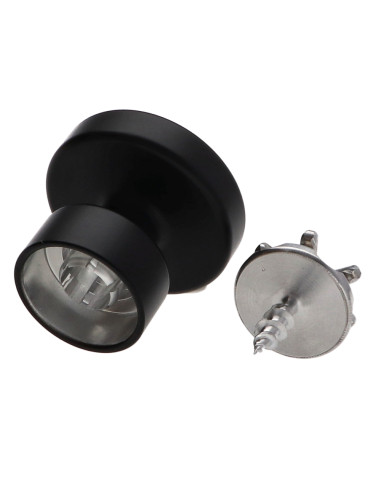 1 x Kapstok decoratief Aluminium Zwart met...