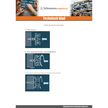 1 x Kapstok decoratief Aluminium Zwart met bevestiging voor gipsplaat L'ATTACHANTE