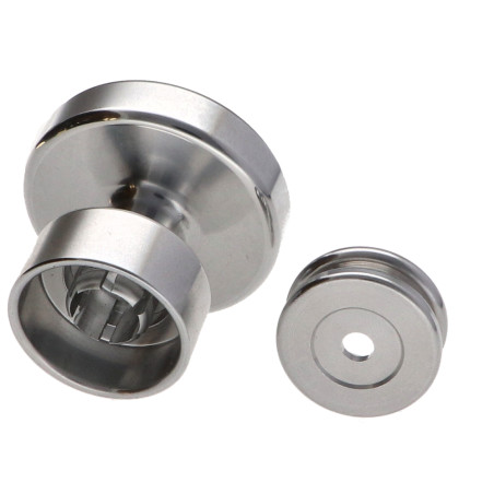 1 x Kapstok decoratief Aluminium met bevestiging multimateriaal L'ATTACHANTE
