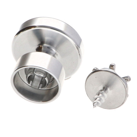 1 x Kapstok decoratief Aluminium met bevestiging voor gipsplaat L'ATTACHANTE