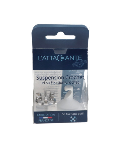 1 x Haak decoratief Aluminium wit met...