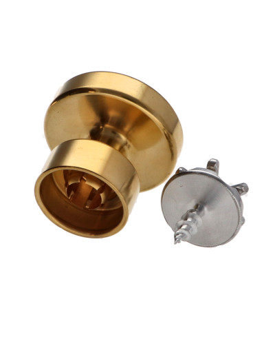 1 x Kapstok decoratief Messing met bevestiging...