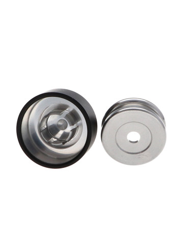 1 x Haak decoratief Aluminium Zwart met...