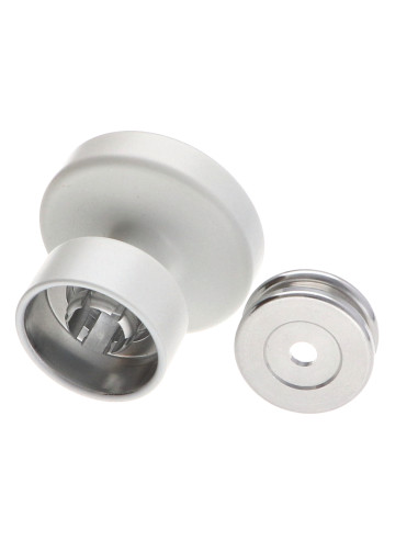 1 x Kapstok decoratief Aluminium wit met...